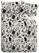 Черно-бежово двойно спално бельо 200x200 cm Enchanted Witchcraft – Catherine Lansfield