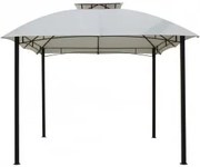 Градинска шатра с черна рамка 3м - бежов плат (CSG1502)