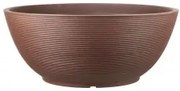 Teraplast - Кръгла  кашпа ARENA 80 - бронз