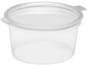 Rubikap - Пластмасова мини купичка за сос с капаче 60мл-(DSC.60 - PP001)-50бр