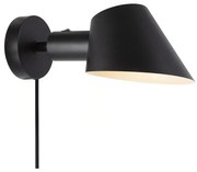 Nordlux - Стенно осветително тяло STAY 1xE27/60W/230V черно