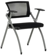 Посетителски стол Carmen 1703 - черен