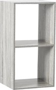 Рафт 5five Mix'n Modul, 2 отделения, MDF, 35x32x68 cm - Сив