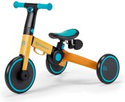 KINDERKRAFT - Детска триколка 3в1 4TRIKE жълто/тюркоаз