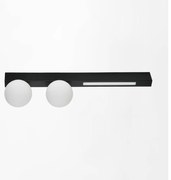 Zuma Line W231102-2 - LED стенен лампион LUND 2xG9/40W/230V + LED/6W черен