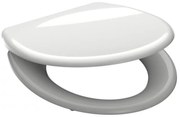 Schütte 82300-A - Бяла тоалетна седалка с плавно затваряне, дуропласт