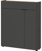Антрацитно шкафче 82x102x22 cm Ameca – Germania
