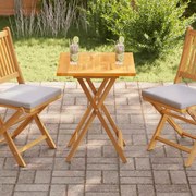 48988 vidaXL Плот за маса, тиково дърво масив, 60x60x2,5 cм