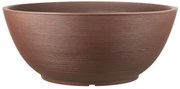 Teraplast - Кръгла  кашпа ARENA 80 - бронз
