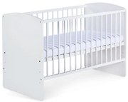 KLUPŚ - Бебешко креватче KAROLINA II 120x60 cm бор/бяло