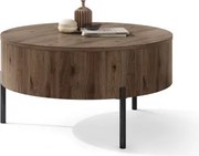 ФРИДА Елегантен Орех – МОДЕРНА ХОЛНА МАСА С ПОВДИГАЩ ПЛОТ И СКРИТО ПРОСТРАНСТВО ЗА СЪХРАНЕНИЕ