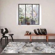 Килим Аргентум нощни хълмове в сиво