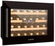 Klarstein Vinsider 24 Onyx Edition, охладител за вино за вграждане, клас на енергийна  ефектвност G