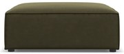 Зелена кадифена табуретка Jodie – Micadoni Home