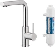KFA Armatura 6623-912-22-Кран за филтрирана вода DUERO PURE неръждаем + филтър