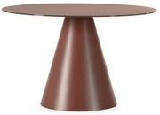 Кръгла трапезна маса със стъклен плот ø 120 cm Vida – MOME