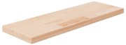 342935 vidaXL Дъска за рафт, 60x20x2,5 см, необработен масивен дъб