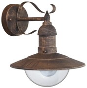 Brilagi - Външно стенно осветително тяло MOLDE 1xE27/60W/230V IP44 бронзов/патина