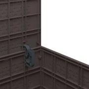 Sonata H Сандък за съхранение в градината Кафяв 55x53x57 см PP