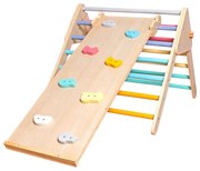 GINGER HOME Дървена катерушка/пързалка 2в1 ПИКЛЕР ТРИЪГЪЛНИК