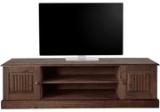 Кафява маса за телевизор от масивен бор 45x40 cm Mille – Støraa