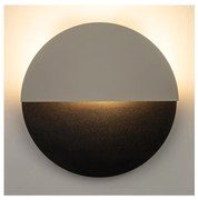 LED аплик LUNA LED/7W/230V Ø 26 см черен/бежов