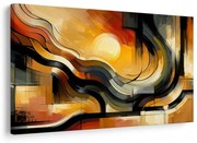 Картина на платно – Модерна слънчева хармония