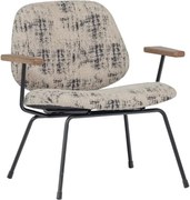 Бежово шенилово кресло Aure – WOOOD