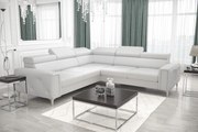 Ъглов диван Almeria I LTHR -Leuko-Left