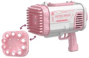 Bubble Gun Outer Space Базука за 80 Балончета Розова