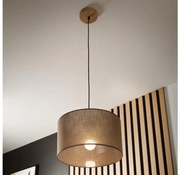 Brilagi - LED Пендел ANTHONY 1xE27/60W/230V дъб/кафяв