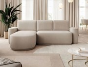 Ъглов диван Luxora-Бежов-ляв