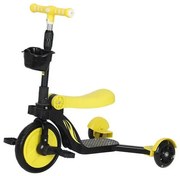 Ocie - Баланс Колело, Тротинетка и Скутер Fire 3 в 1 Жълт 3660008-1P