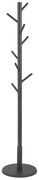 Черна стойка за връхни дрехи от масивно каучуково дърво ø 36x170 cm Bro – Spinder Design