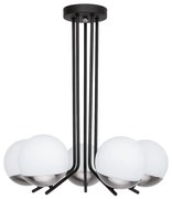 Jupiter 1724 - Висящ полилей SANTA 5xE14/40W/230V хром