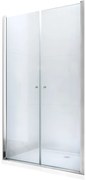 Mexen Texas врати за душ кабина отварящи се 90 см, прозрачни, хром - 880-090-000-01-00