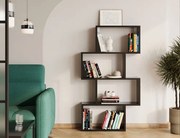 Книжна етажерка Aguero-Тъмно сиво