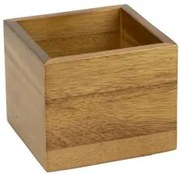 Horecano - Дървен презентационен куб 12x12xh10см АКАЦИЯ ALAS-(SWQ-020118-B4)