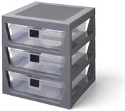 Сив органайзер с 3 чекмеджета Storage - LEGO®