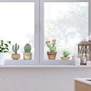 Декоративни стикери за стъкло Cactus S