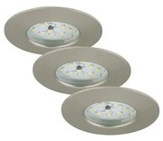 Briloner - Комплект 3x LED вградени лампи за баня LED/5,5W/230V IP44