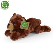 Rappa - Плюшено Кафяво мече, лежащо, 21 см., серия Еко приятели