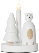 Бяла коледна светлинна украса Christmas Joy – Star Trading