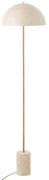 Бежова подова лампа с метален абажур (височина 155 cm) Sheffield – House Nordic