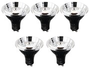 Комплект от 5 GU10 3-степенни димируеми Kelvin LED крушки 70mm 6W 500 lm 2200 - 3600K