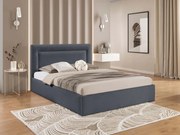 Облегнато легло Dream-Антрацит-140 x 200