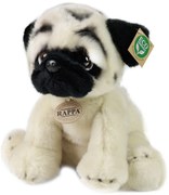 Rappa - Плюшено Куче Мопс, седящо, 30 см., серия Еко приятели