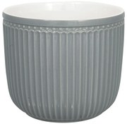 Сива керамична саксия Alice, ø 16 cm - Green Gate