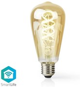 Nedis WIFILRT10ST64 - LED Димируема крушка ST64 E27/4,9W/230V Wi-Fi 1800-6500K