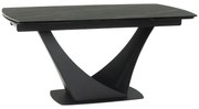Разтегателна трапезна маса BOREK - черна